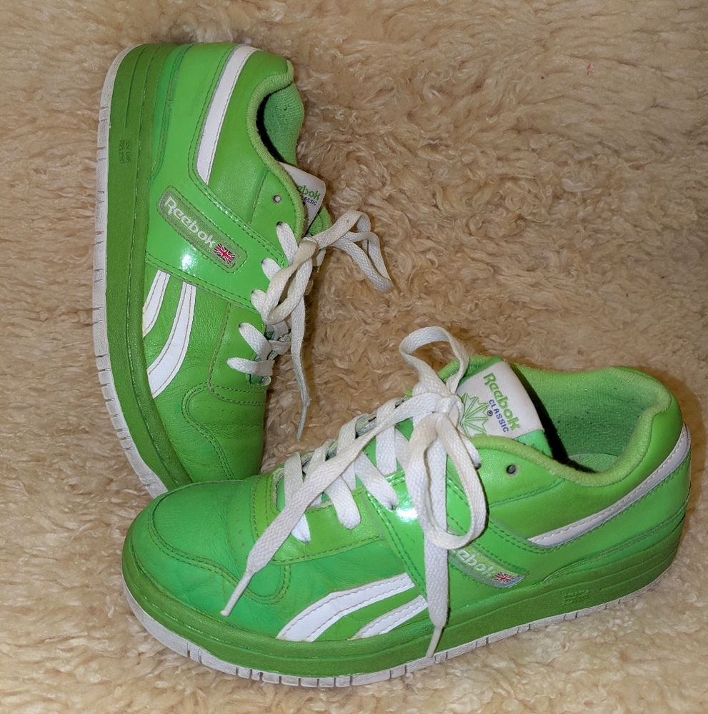 Reebok Lime Kool-Aid Man Shoes